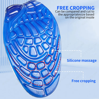 Gel Insole Silicone Orthopedic Arch Support Foot Care For Feet Shoe Sole Sport Insoles Shock Absorption Pads Orthotic Pad