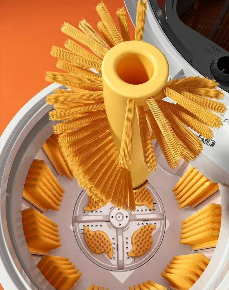 220V Semi Automatic Shoe Washing Machine Home Use Compact Washer for Shoes Socks Underwear DS