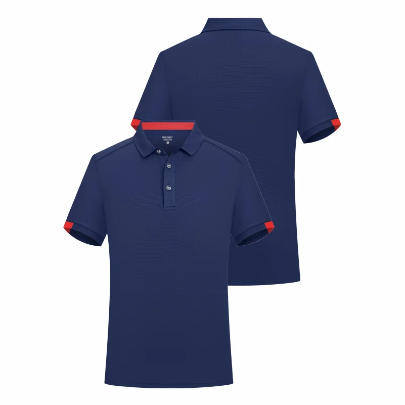 2024 Quick-drying Sports Polo Shirt Custom Design Company Brand Logo print Embroidery Breathable Lapel Short Sleeve Polo Shirts