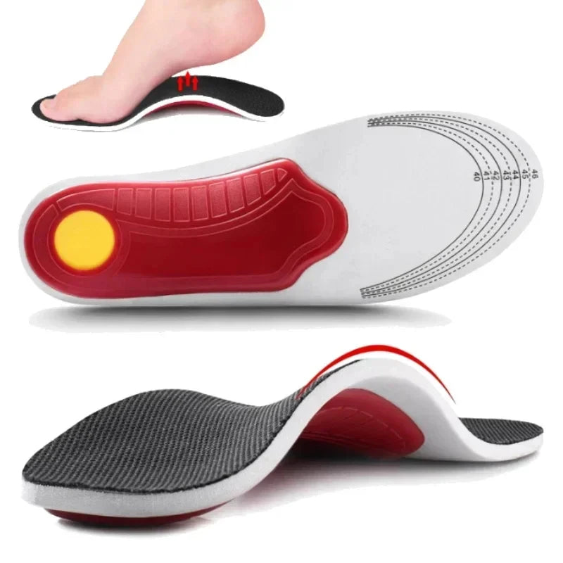 1-6Pairs Orthotic Insole High Arch Support Flatfoot Orthopedic Insoles For Feet Ease Pressure Plantar Fasciitis Pain Relief