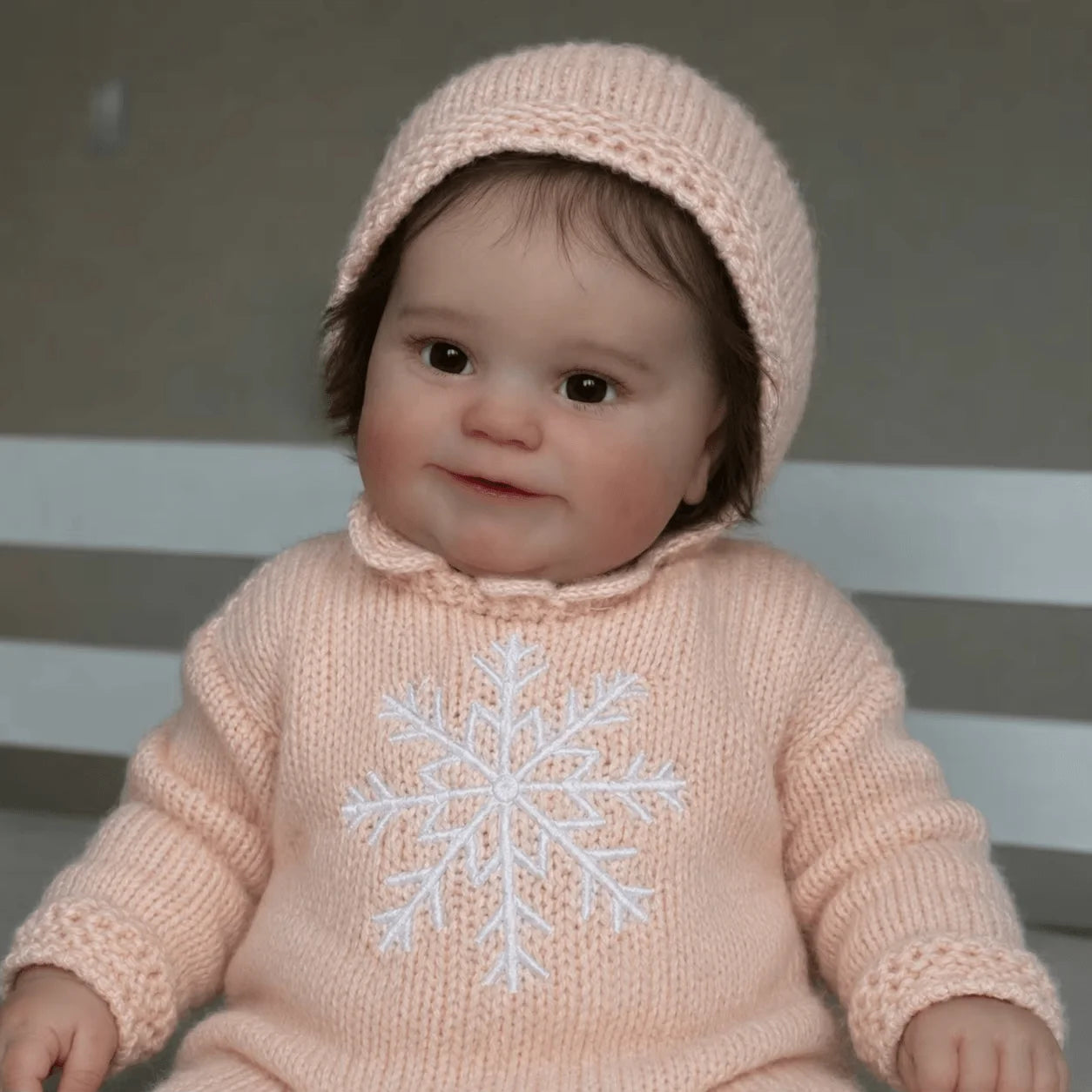 BZDOLL 50CM 20IN 3D-Paint Skin Reborn Baby Cloth Body Doll Toy For Kids with Pacifier Doll Lovely Princess Toddler Birthday Gift
