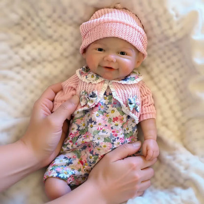 13 Inch Handmade bebe reborn de silicona Vivienne Silicone Bebe Newborn Girl Doll Ideal for Children's Birthday Gifts