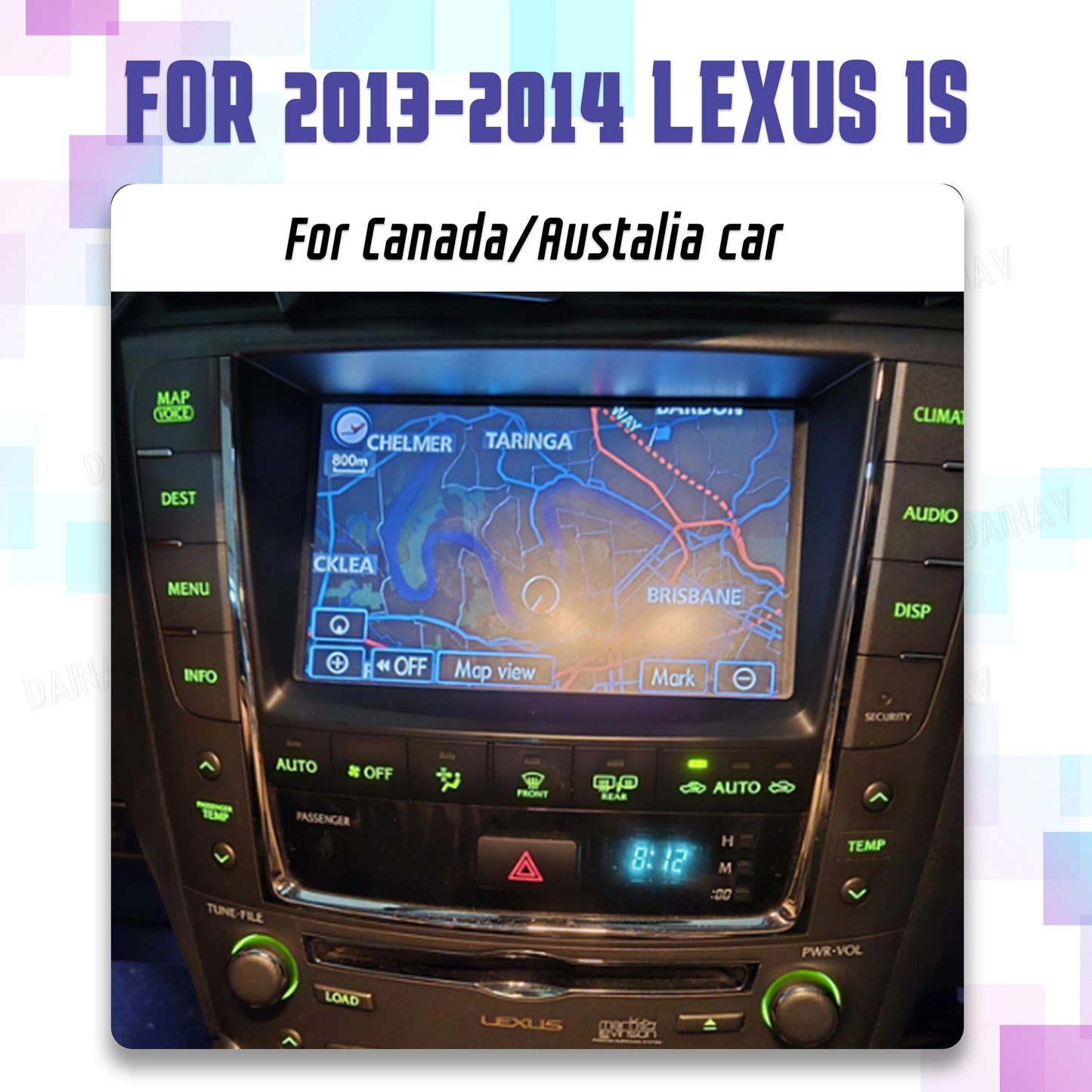 Linux Box For 2005-2019 Lexus IS 250 300 350 Wireless Apple CarPlay Android Auto Stereo Upgrade Oem screen Multimedia Player