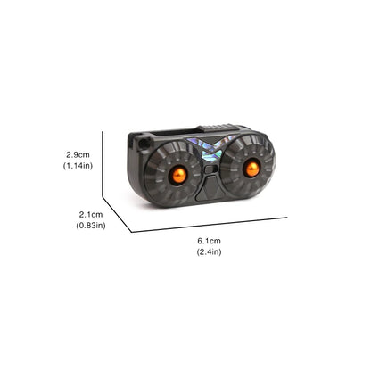 Owl EDC Magnetic Push Slider Stainless Steel Fidget Slider Toy Mechanical Slider 3IN1 Anxiety Anti Stress Sensory Toy Gifts