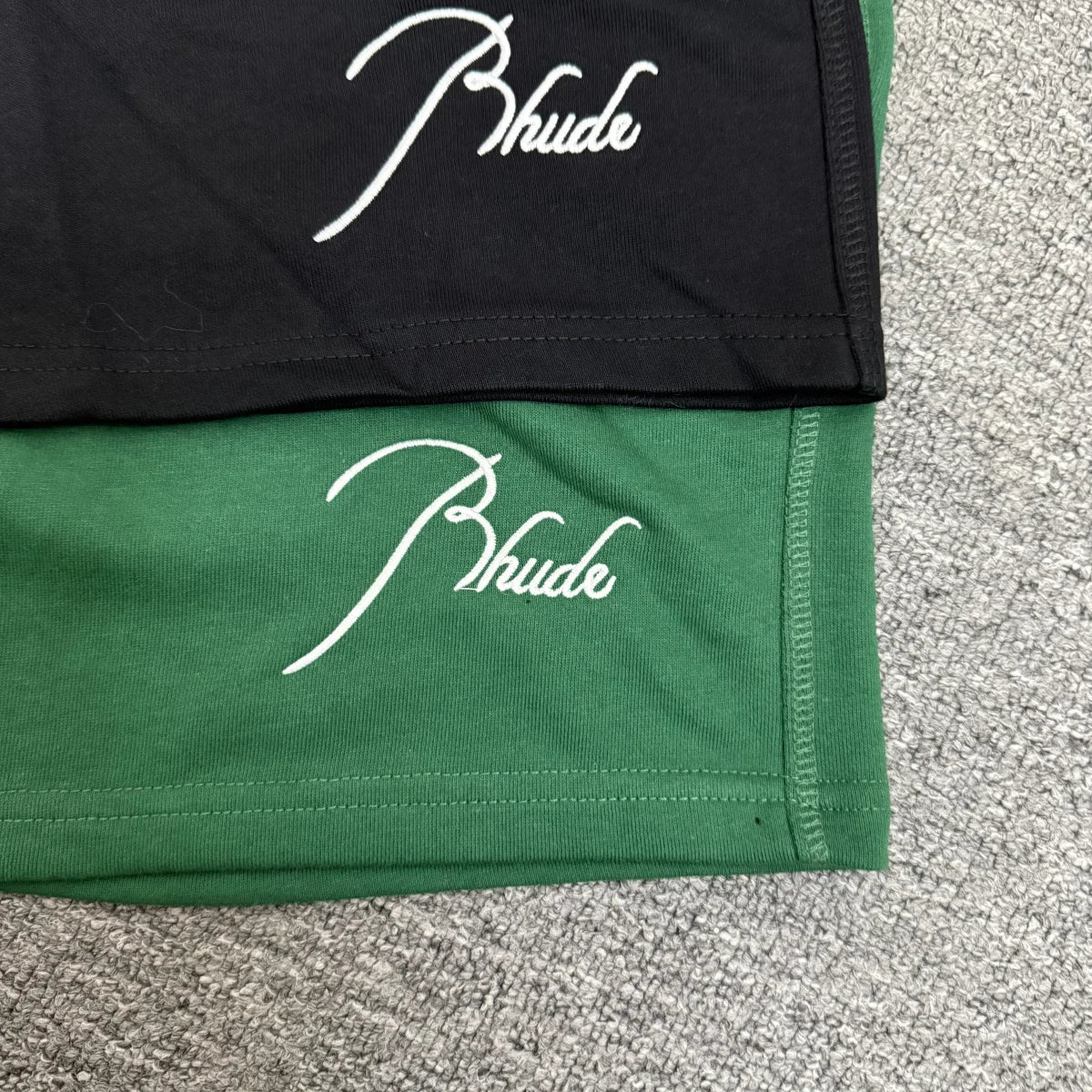 American Retro Street Style Men's Loose Fit Shorts Embroidered Lettering Casual Sporty Five-Point Pants Trendy Summer Wear