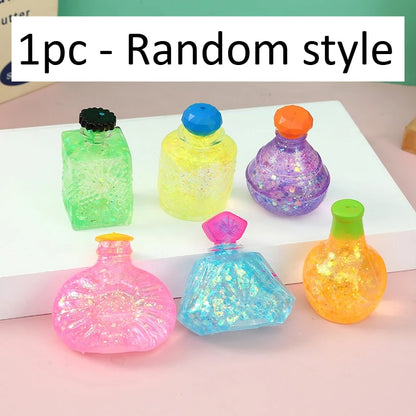 Taba Squishy Perfume Bottle Maltose Fidget Toy Soft Maltose Slow Rebound Stress Relief Squeeze Sensory Toy for Adults Gifts