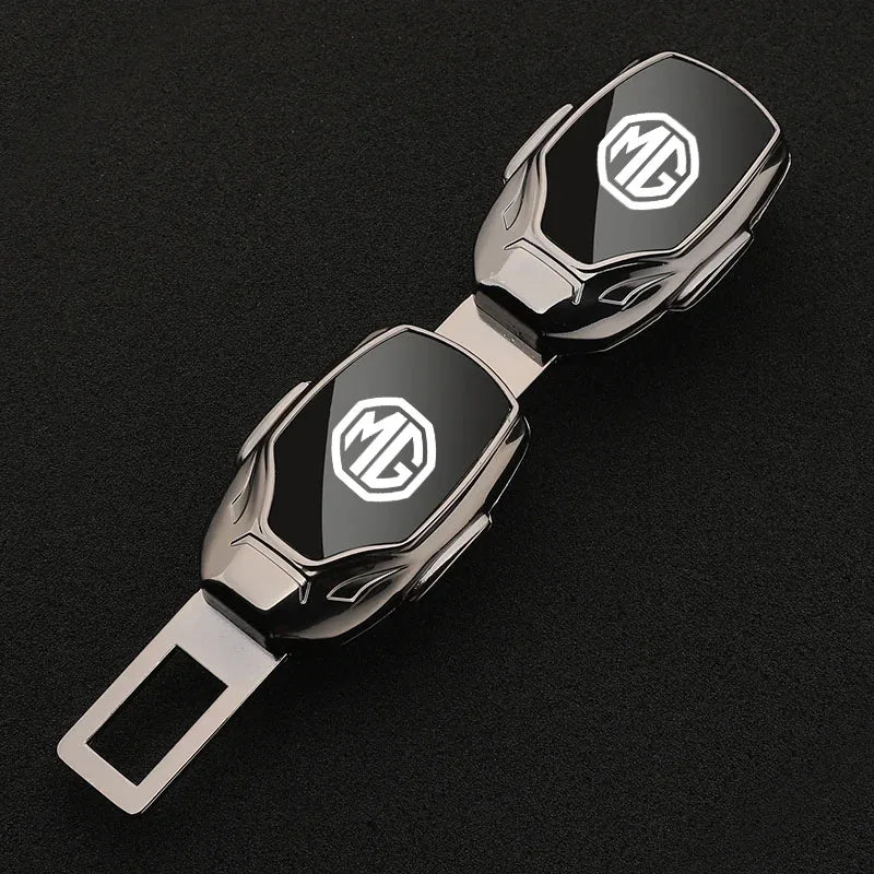 Car Seat Belt Clip Carbon Extender Lock Buckle Plug Interior for MG ZS HS GT HECTOR MG3 MG5 MG6 MG7 Auto Accessories