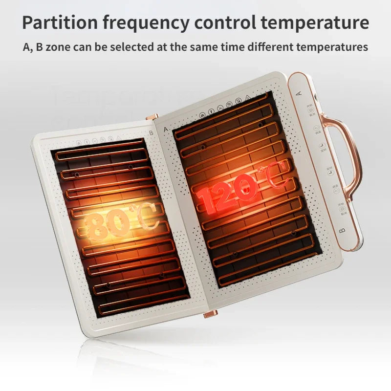 220V Foldable Warm Dishes Board Large Capacity Hot Plate Home Insulation Board Kitchen Appliance Electric Beverage Warmer кружка