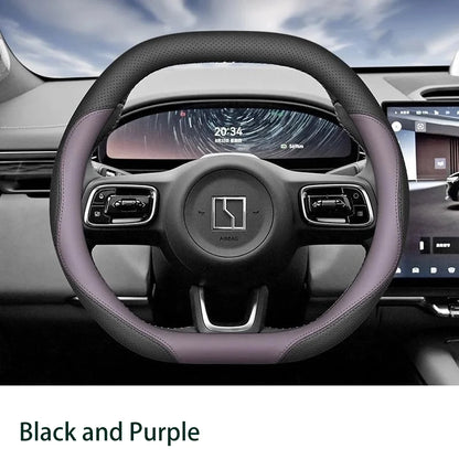 For Zeekr 7X 2024 2025 2026 Car Steering Wheel Cover Non-slip  Anti-scratch Protect Suitable for all seasons Interior Accessorie