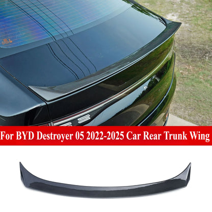 Car Rear Trunk Wing For BYD Destroyer 05 Chazor 05 King DM-i 2022-2025 Spoiler Plate Fixed Wind Tail Wing Decoration Accessories