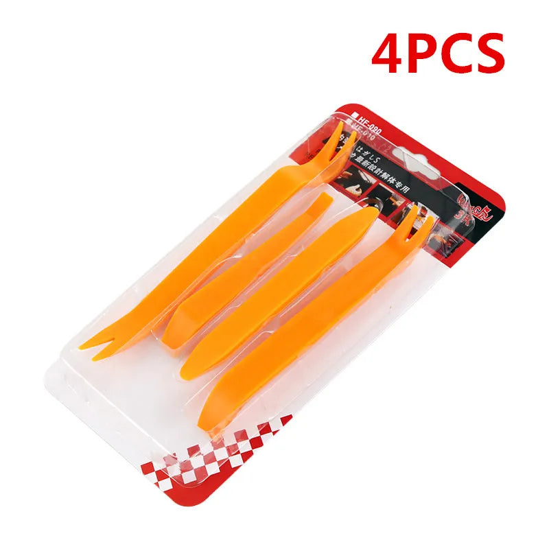 Set Portable Car Panel Removal Tool Kit Nail Puller Radio Audio Door Pry Repair Clip Trim Dash Removal Installer Hand Tool