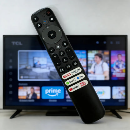 Ori TCL TV Remote Control, RC813 Compatible with TCL QM8/QM7/S5/S4/S3/Q7/Q6/Q5 4K UHD HDR LED QLED QD-MiniLED Full-HD Smart TV