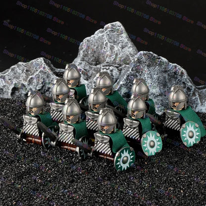 Medieval Knights Building Blocks Warrior Soldiers Crusaders Hospital Teutonic Knight Legion Figures Block Toys Accessories
