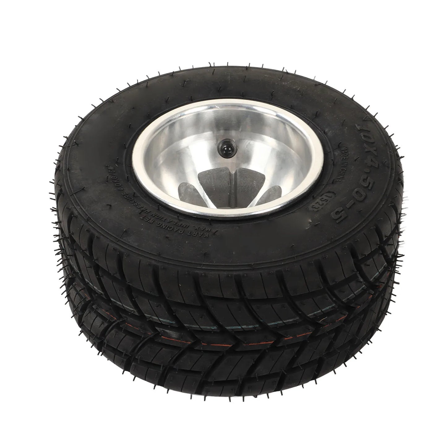 10x4.50‑5 Tire with Hub Explosionproof Antislip Universal for ATV UTV Go Kart Agricultural Vehicle