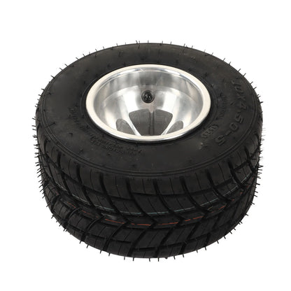 10x4.50‑5 Tire with Hub Explosionproof Antislip Universal for ATV UTV Go Kart Agricultural Vehicle