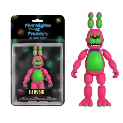 In Stock FNAFs bear's midnight harem five nights Bonnie/Freddy/Chica/Foxy Action Figure Model Toys Birthday Children's Gifts