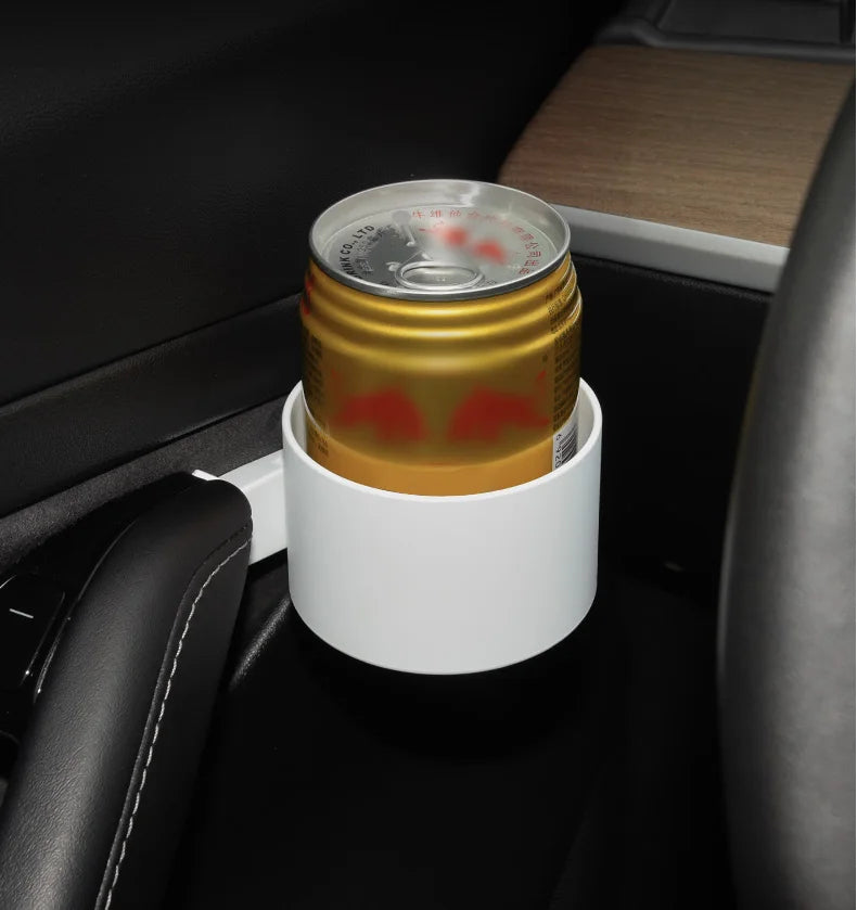 Cup Holder Adapter Tesla Model 3 Tesla Model Y Accessories Car Door Cup Holder Bottles Expander Organizer with Silicone Coaster