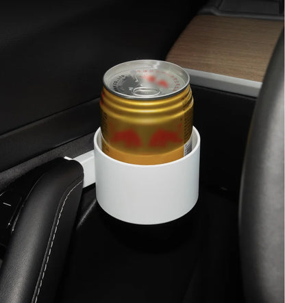 Cup Holder Adapter Tesla Model 3 Tesla Model Y Accessories Car Door Cup Holder Bottles Expander Organizer with Silicone Coaster