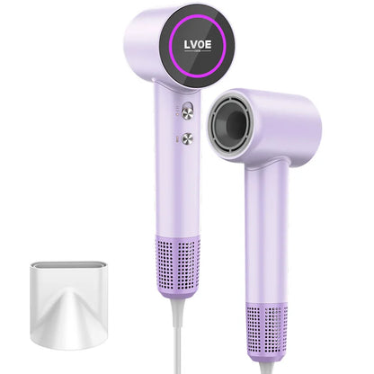 1600W High Speed Hair Dryer Smart Leafless Home Hairdryers Fast Drying High Power Low Noise Negative Ionic Hair Shop Blow Dryer