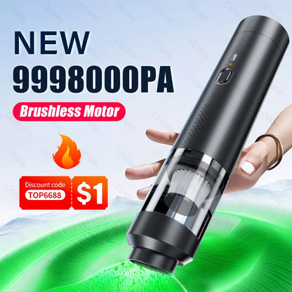 CENRR 9998000PA Car Vacuum Cleaner Strong Suction Powerful Wireless Portable Car Cleaner for Home Appliance Air Blower
