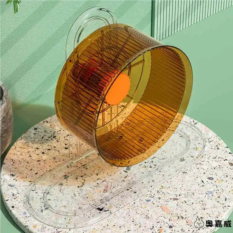 Large Size Silent Running Wheel for Hamster Toy Deprivation Relief Golden Retriever Hamster Cage Supplies Crehensive Infor...