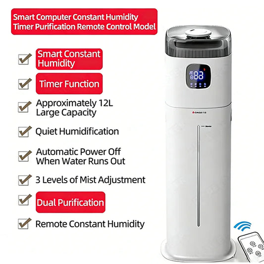 DIVEDEER Home Bedroom Humidifier Quiet Design for Pregnant Women and Infants Compact Body with Large Capacity Desktop Mist Type