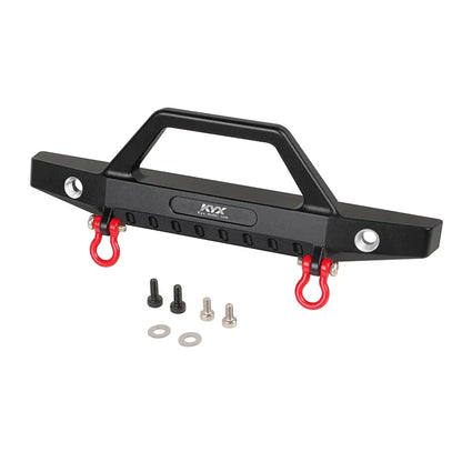KYX Racing Aluminum Front Bumper Upgrades Parts Accessories for 1/18 RC Crawler Car Traxxas TRX4M F150 K10
