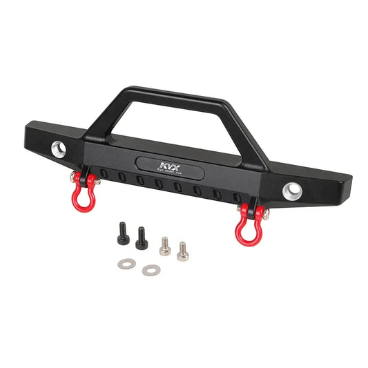 KYX Racing Aluminum Front Bumper Upgrades Parts Accessories for 1/18 RC Crawler Car Traxxas TRX4M F150 K10