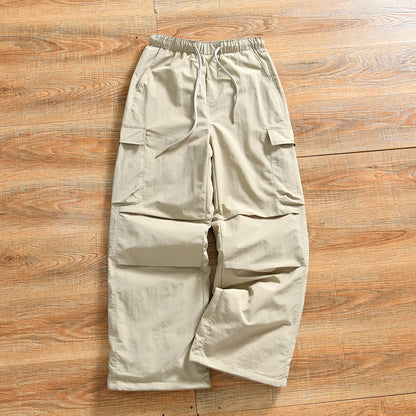 Warm Duck down Winter Outdoor Leisure Skiing Workwear Trousers Trendy Men's Workwear Long Pants Fashionable Urban Style