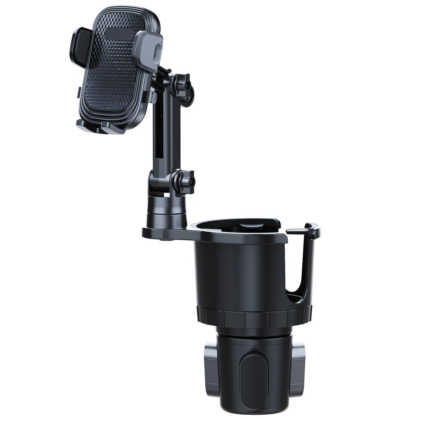 Car Phone Holder, Cup Holder Phone Mount With Memory Function 360°Rotation iPhone Car Phone Mount With Adjustable Long Neck