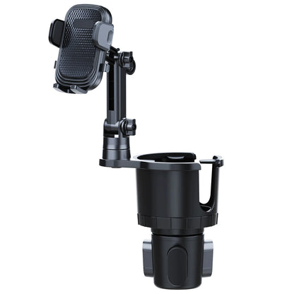 Car Phone Holder, Cup Holder Phone Mount With Memory Function 360°Rotation iPhone Car Phone Mount With Adjustable Long Neck