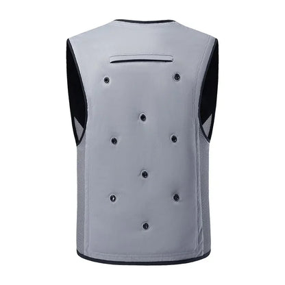 Summer Water Injection Evaporative Cooling Vests For Men Stay Cool Ultimate Heat Relief Outdoor High Temperature Work Vest Man