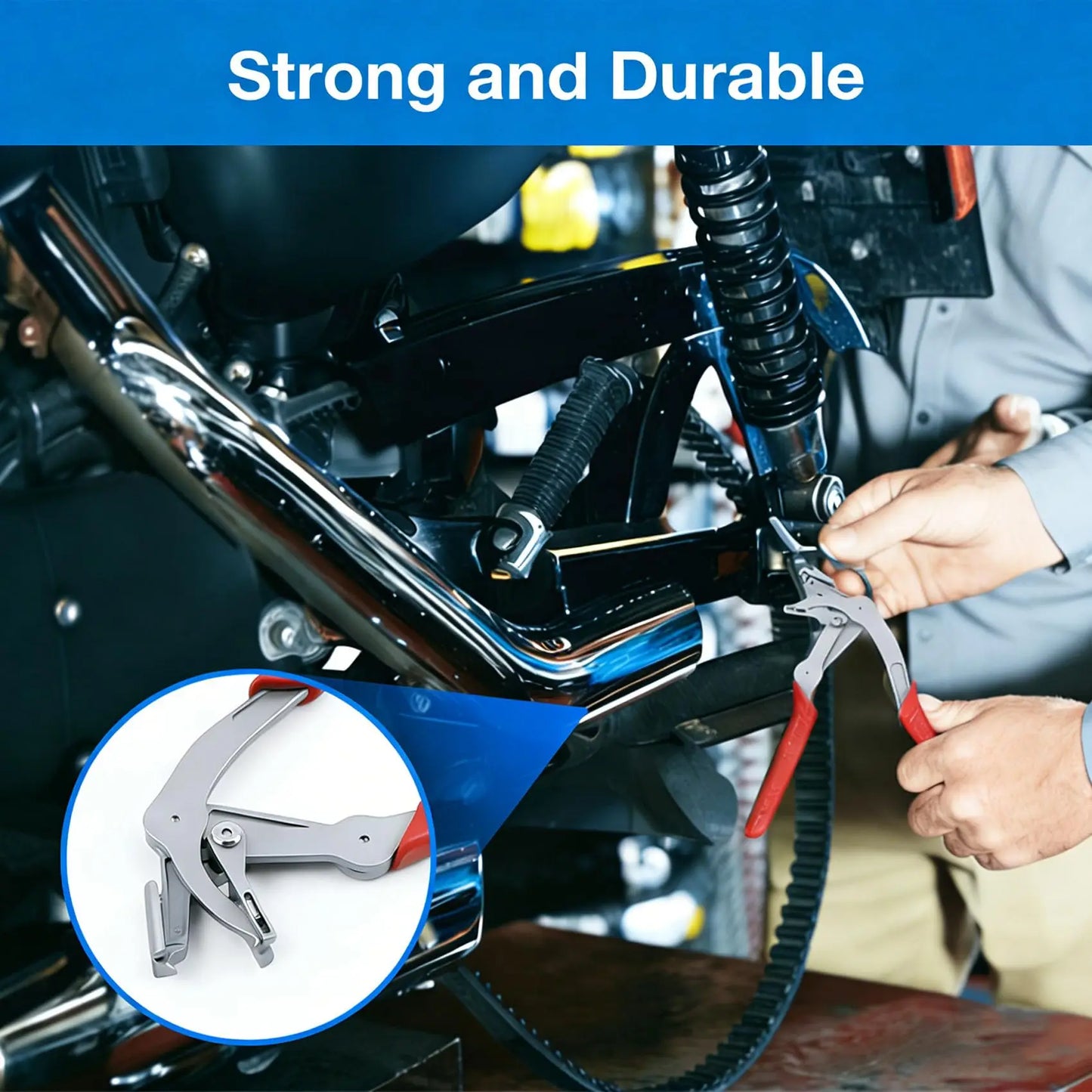 Rafford Upgraded Automotive Clip Pliers — Automotive Fastener Removal Tool, Suitable for Door Panels, TrimClips, RivetsSnap ring