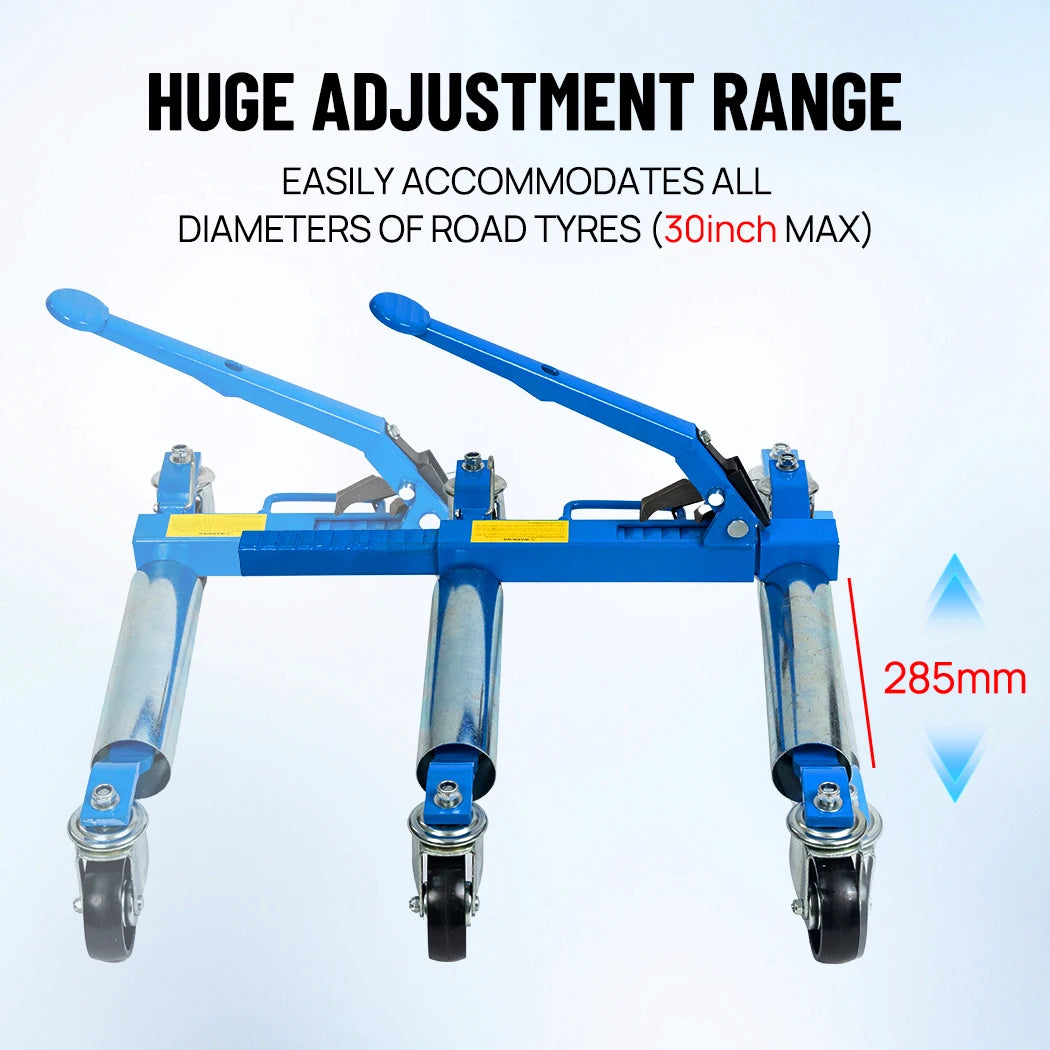PORIYA Ratcheting Wheel Dolly 750kg Auto Truck Vehicle Moving Lift Jack Car Skate