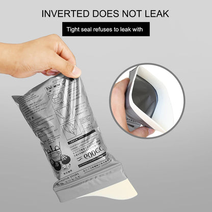100-8PC Outdoor Emergency Urine Bags 600ml Disposable Travel Mobile Toilet Portable Urinal Bag for Female Baby Male Vomiting Bag