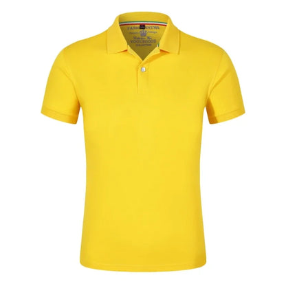 Top Quality Summer Short Sleeve Solid Classic Polo Shirts Custom Printed Design Photo Logo For Business Staff Company Uniform