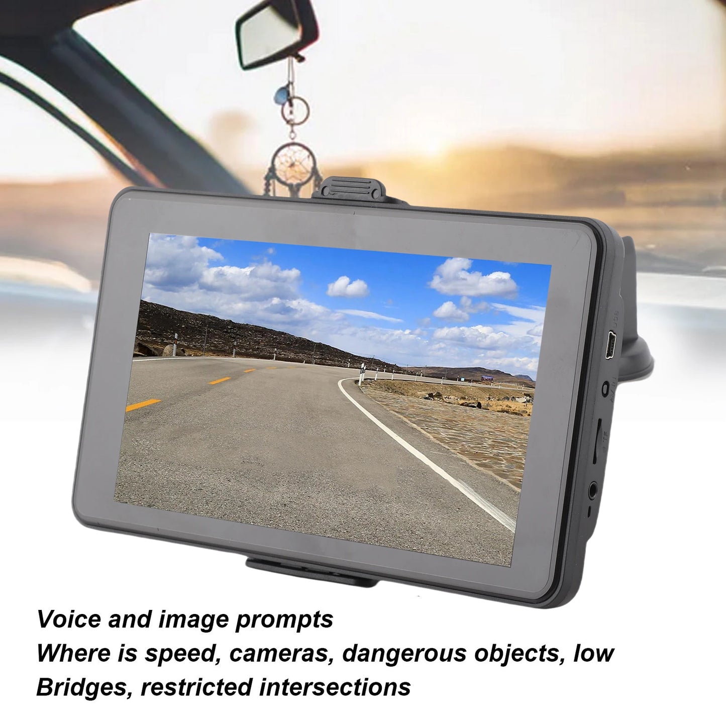 GPS Navigator 7 inch  FM Transmitting Portable Gps Navigation 2D 3D  Planning for Car Ambulance Bus Taxi Truck