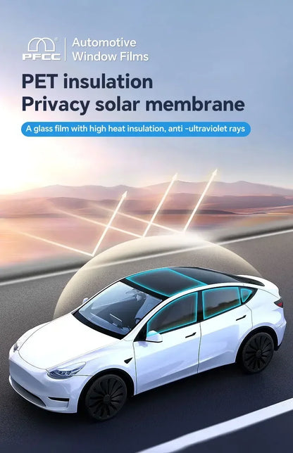 for Tesla Model 3 UP Pre-cut Car Window Privacy Tint Film Solar UV Protector Mirror Films Summer Accessories Windshield Stickers
