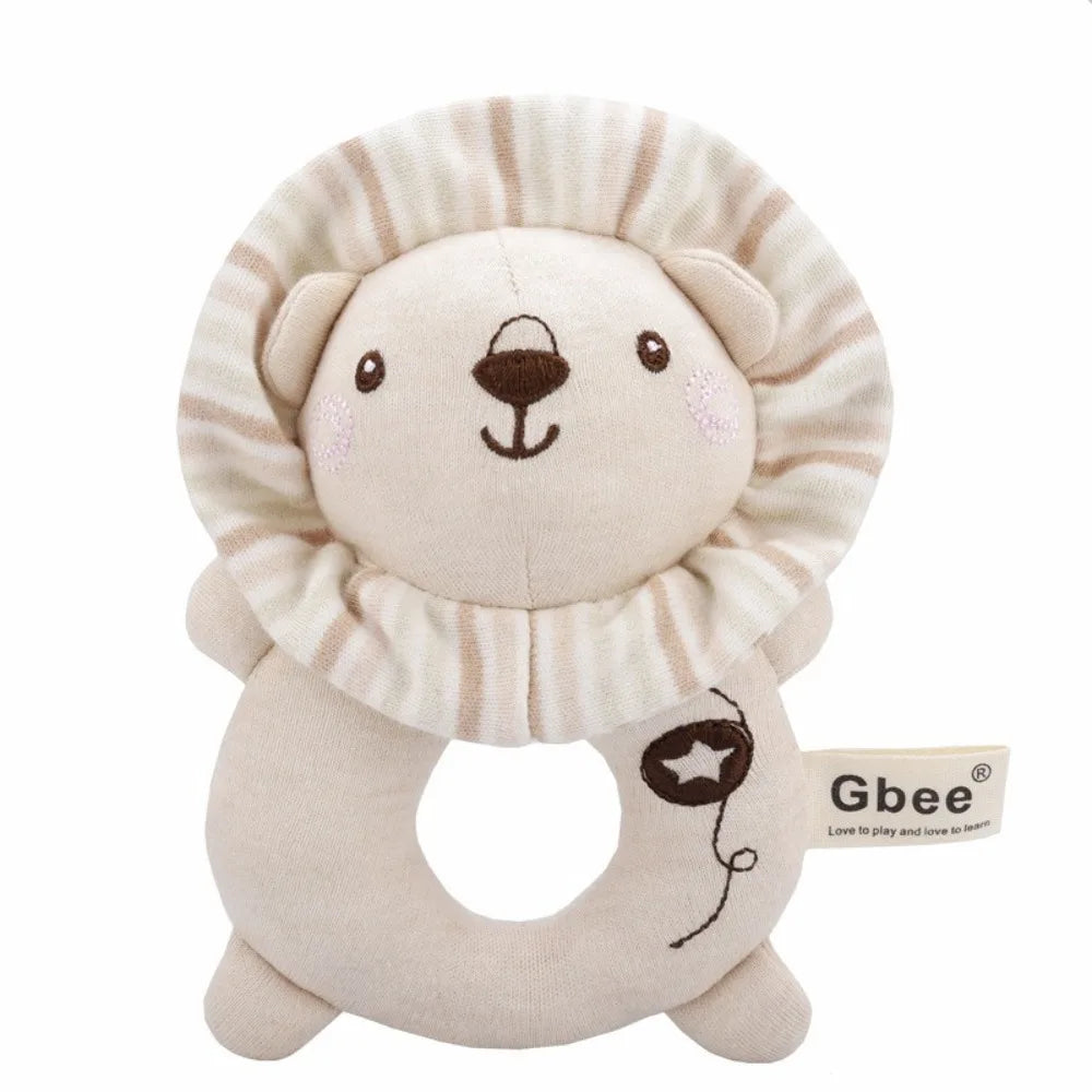 Creative Cartoon Animals Baby Hand Shaker Soft Child Educational Handbells Newborn Comfort Toy Baby Comfort Toys Infant Rattle