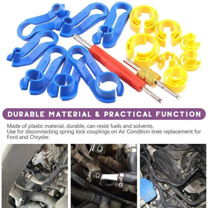 16-Piece Fuel Line Quick Disconnect Tool And A/C Heater Valve Core Remover Tool Set Car Repair Tools