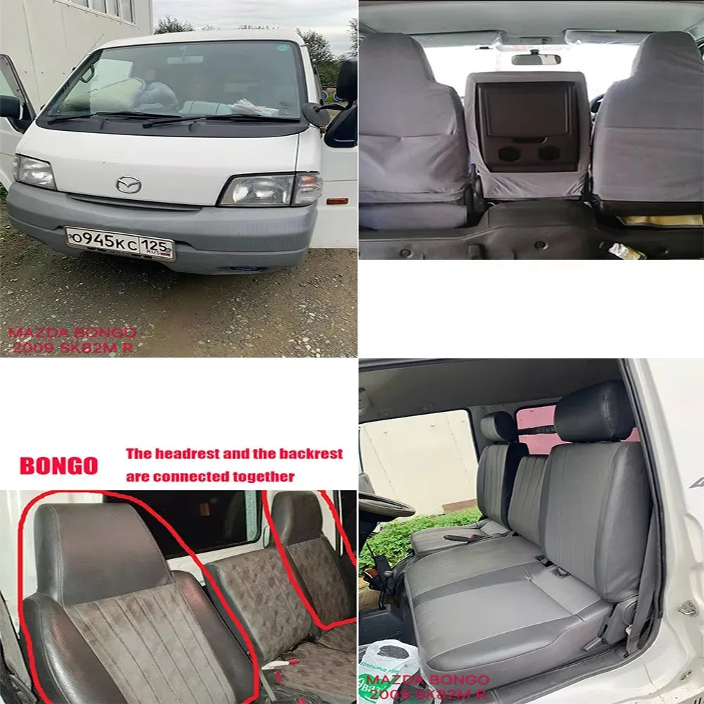 Set Car Seat Cover For Transporter Van For Mazda Bongo 2009 SK82M Right RudderThe Steering Wheel
