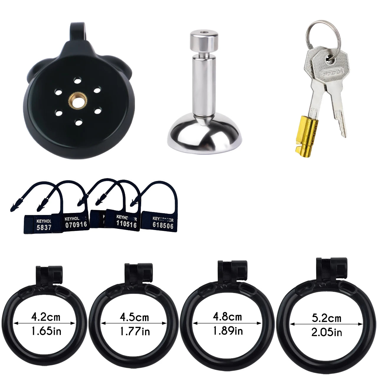 FRRK 4 Size Rings Resin Sissies Urethral Inverted Male Chastity Cage With Metal Urine Catheter 정조대 Penis Lock BDSM Men's Sex Toy