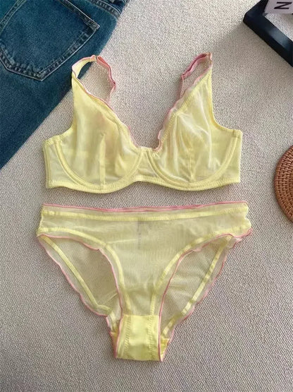 Full Coverage Minimiser Bra for Large Bust, Ultra Thin Seamless Wireless Lift & Support Anti Sag Set BANERDANNI S-2XL 32-40 ABC