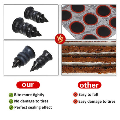 Car Motorcycle Vacuum Tyre Repair Nails 10/20/30/70PCS Universal Tire Screw Tubeless Repair Tools Accessories Kit Car  Repair