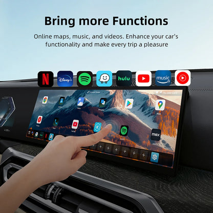 LEXXSON Ai Box Wireless Carplay Adapter Android 13 Netflix Youtube IPTV Video Box for BMW and Cars With Wireless Carplay