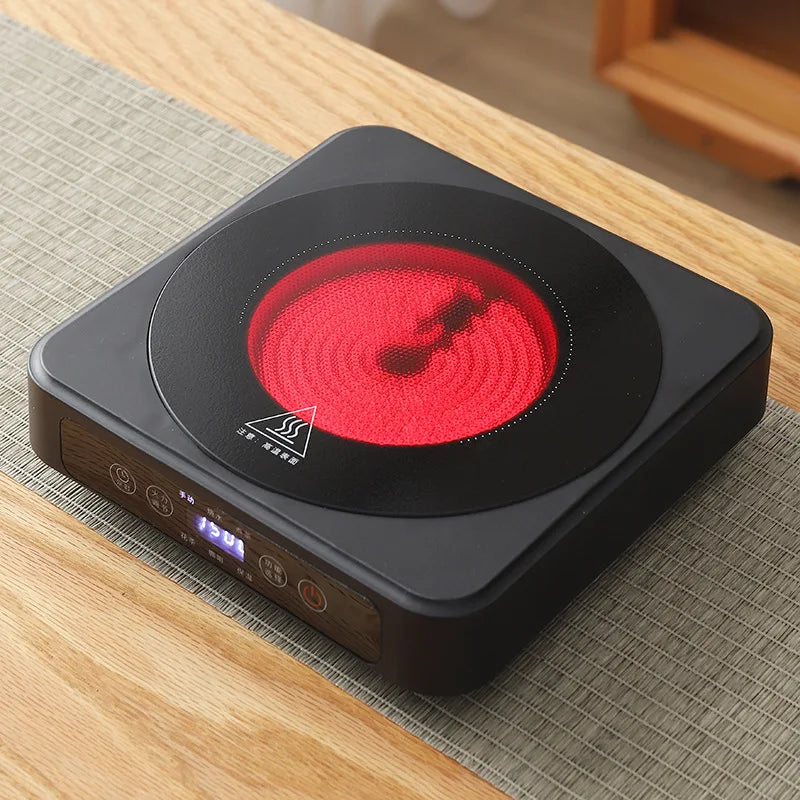 1500W Electric Ceramic Stove Home Timing Coffee Stove Keep Warm Tea Stove Office Temperature Control Tea Maker Multifunction