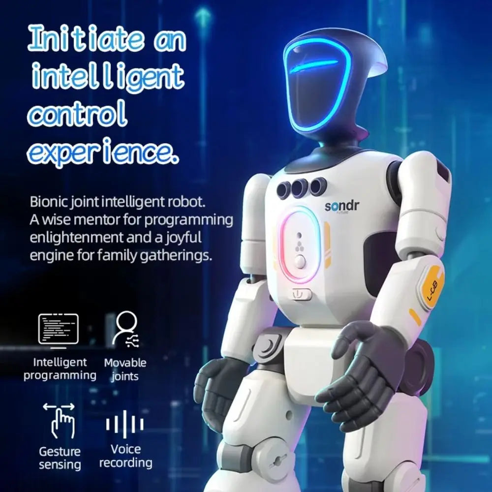 Gesture Sensing RC Robot Programming Function Dancing Function Intelligent Robot 2.4G Remote Control Breathing Light