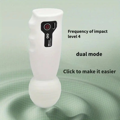 Portable Mini Electric Massager, USB Rechargeable with 4 Speed Settings, Versatile for Body, Back, Neck, Legs, and Waist Massage