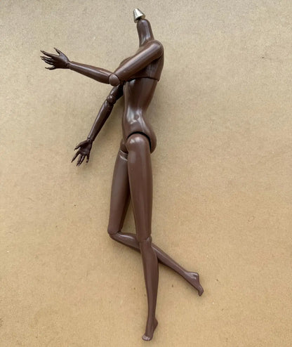 Original LULY Doll Body 8 Skin Tones High Quality Big Boobs 29CM 1/6 Replacement Body For Barbi/FR/IT Doll Heads
