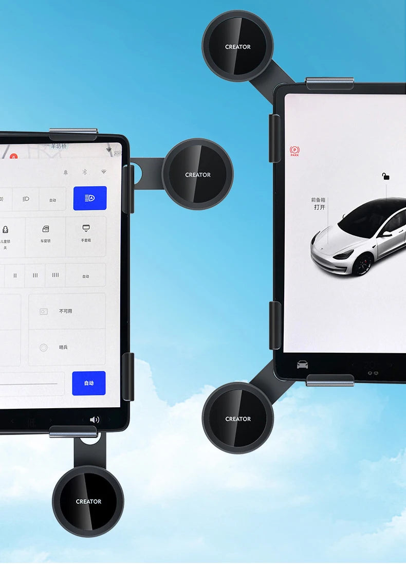 For Tesla Model 3 X Y S BYD Center Control Display Slide Rail Phone Holder Magnetic Car Phone Holder for iPhone 15 14 13 12